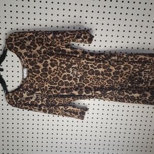 𝅺olivia Matthews dress size medium cheetah print great condition